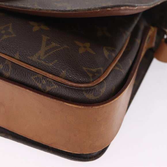 LOUIS VUITTON Monogram Cartouchiere GM Shoulder Bag M51252 LV Auth 213520