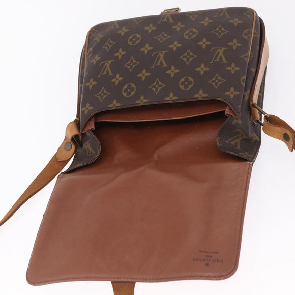 LOUIS VUITTON Monogram Cartouchiere GM Shoulder Bag M51252 LV Auth 213520