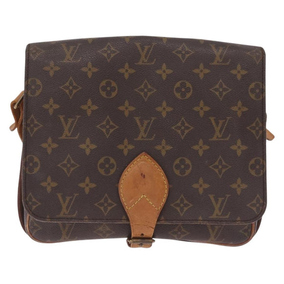 LOUIS VUITTON Monogram Cartouchiere GM Shoulder Bag M51252 LV Auth 213520