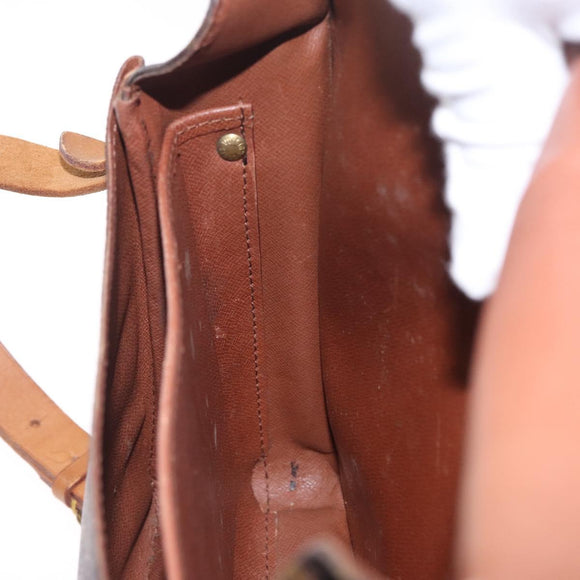 LOUIS VUITTON Monogram Cartouchiere GM Shoulder Bag M51252 LV Auth 213520
