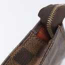 LOUIS VUITTON Damier Ebene Poche Toilette 26 Pouch N47543 LV Auth 213521-14