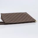 LOUIS VUITTON Damier Ebene Poche Toilette 26 Pouch N47543 LV Auth 213521-6