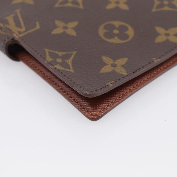 LOUIS VUITTON Monogram Agenda PM Day Planner Cover R20005 LV Auth 213523A