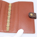 LOUIS VUITTON Monogram Agenda PM Day Planner Cover R20005 LV Auth 213523A-17