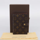 LOUIS VUITTON Monogram Agenda PM Day Planner Cover R20005 LV Auth 213523A-22