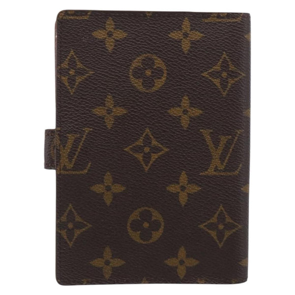 LOUIS VUITTON Monogram Agenda PM Day Planner Cover R20005 LV Auth 213523A