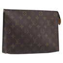 LOUIS VUITTON Monogram Poche Toilette 26 Pouch M47542 LV Auth 213524-1
