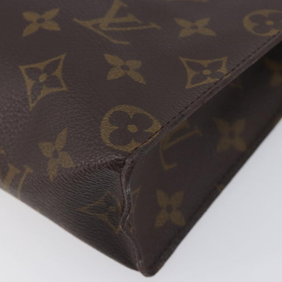 LOUIS VUITTON Monogram Poche Toilette 26 Pouch M47542 LV Auth 213524
