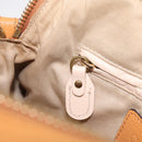 Chloe Paraty Hand Bag Leather 2way Orange Gold Auth 213527A-22