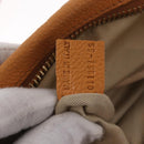 Chloe Paraty Hand Bag Leather 2way Orange Gold Auth 213527A-24