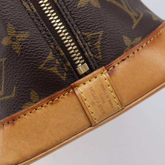 LOUIS VUITTON Monogram Alma Hand Bag M51130 LV Auth 213530