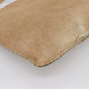 Bottega Veneta INTRECCIATO Shoulder Bag Harako leather Beige Silver Auth 213532-13