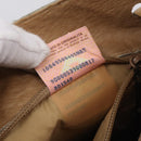 Bottega Veneta INTRECCIATO Shoulder Bag Harako leather Beige Silver Auth 213532-19