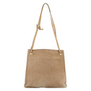Bottega Veneta INTRECCIATO Shoulder Bag Harako leather Beige Silver Auth 213532-3