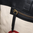 GUCCI GG Supreme Tote Bag PVC Beige Gold 450950 Auth 213535V-22