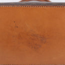 CELINE Macadam Canvas Hand Bag PVC Leather Brown Gold Auth 213541-11