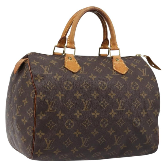 LOUIS VUITTON Monogram Speedy 30 Hand Bag M41526 LV Auth 213548