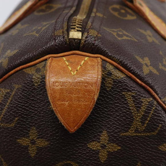 LOUIS VUITTON Monogram Speedy 30 Hand Bag M41526 LV Auth 213548