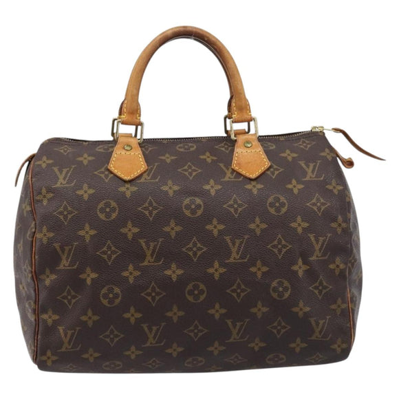 LOUIS VUITTON Monogram Speedy 30 Hand Bag M41526 LV Auth 213548