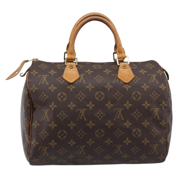 LOUIS VUITTON Monogram Speedy 30 Hand Bag M41526 LV Auth 213548