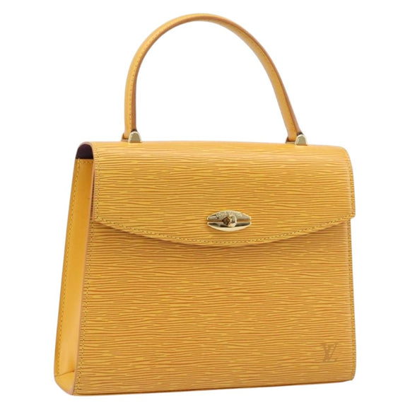 LOUIS VUITTON Epi Malesherbes Bag Tassili Yellow Jonne M52379 LV Auth 213549A
