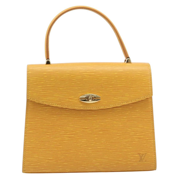 LOUIS VUITTON Epi Malesherbes Bag Tassili Yellow Jonne M52379 LV Auth 213549A