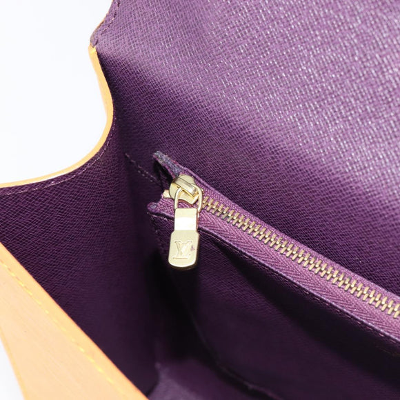 LOUIS VUITTON Epi Malesherbes Bag Tassili Yellow Jonne M52379 LV Auth 213549A