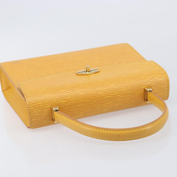 LOUIS VUITTON Epi Malesherbes Bag Tassili Yellow Jonne M52379 LV Auth 213549A
