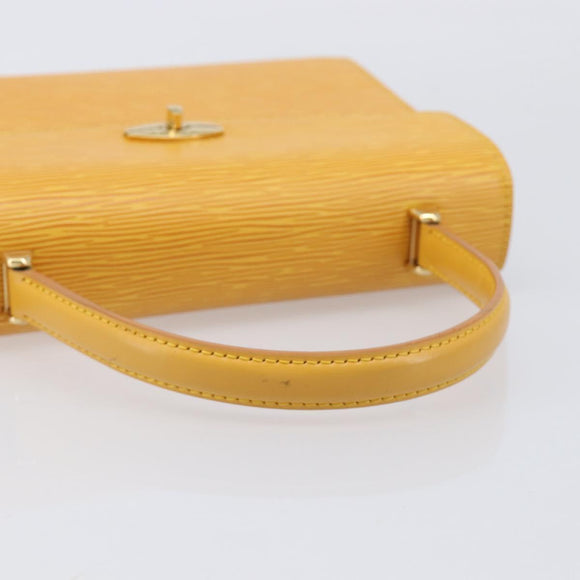 LOUIS VUITTON Epi Malesherbes Bag Tassili Yellow Jonne M52379 LV Auth 213549A