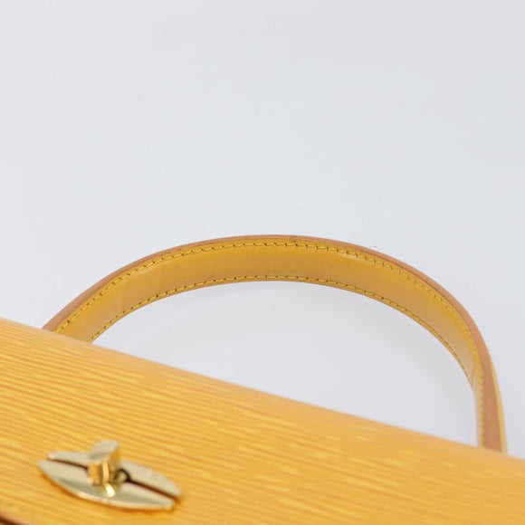 LOUIS VUITTON Epi Malesherbes Bag Tassili Yellow Jonne M52379 LV Auth 213549A