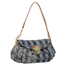 LOUIS VUITTON Monogram Denim Mini Pretty Raye Bag Blue M95333 LV Auth 213555V-1