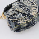 LOUIS VUITTON Monogram Denim Mini Pretty Raye Bag Blue M95333 LV Auth 213555V-11