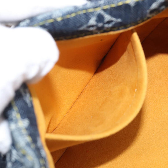 LOUIS VUITTON Monogram Denim Mini Pretty Raye Bag Blue M95333 LV Auth 213555V