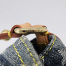 LOUIS VUITTON Monogram Denim Mini Pretty Raye Bag Blue M95333 LV Auth 213555V-21