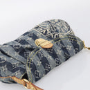 LOUIS VUITTON Monogram Denim Mini Pretty Raye Bag Blue M95333 LV Auth 213555V-6
