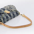 LOUIS VUITTON Monogram Denim Mini Pretty Raye Bag Blue M95333 LV Auth 213555V-7