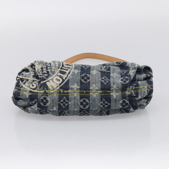 LOUIS VUITTON Monogram Denim Mini Pretty Raye Bag Blue M95333 LV Auth 213555V