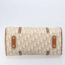 Christian Dior Romantic Chain Tote Bag PVC Beige Silver Auth 213557-15