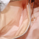 Christian Dior Romantic Chain Tote Bag PVC Beige Silver Auth 213557-32
