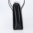 GUCCI Tote Bag Leather Black Gold Auth 213560A-4