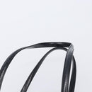 GUCCI Tote Bag Leather Black Gold Auth 213560A-8