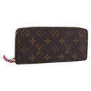 LOUIS VUITTON Monogram Portefeuille Clemence Long Wallet M60742 LV Auth 213565V-1