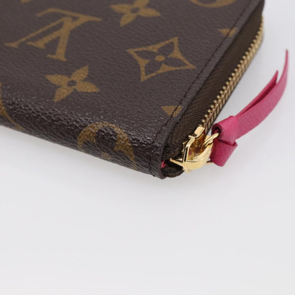 LOUIS VUITTON Monogram Portefeuille Clemence Long Wallet M60742 LV Auth 213565V