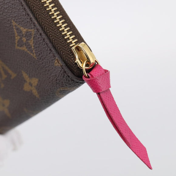 LOUIS VUITTON Monogram Portefeuille Clemence Long Wallet M60742 LV Auth 213565V