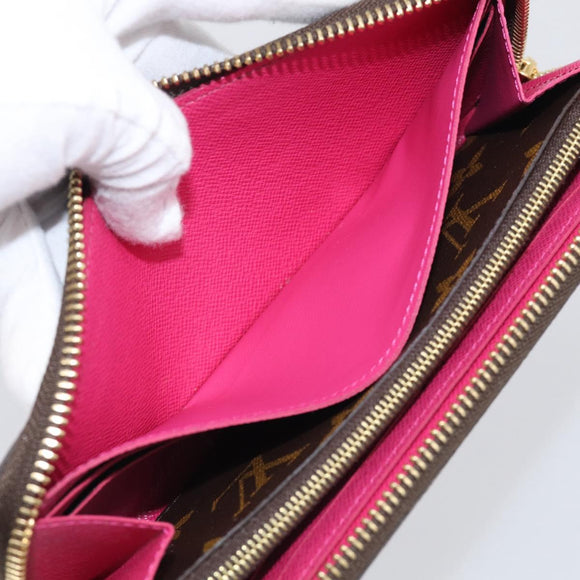LOUIS VUITTON Monogram Portefeuille Clemence Long Wallet M60742 LV Auth 213565V