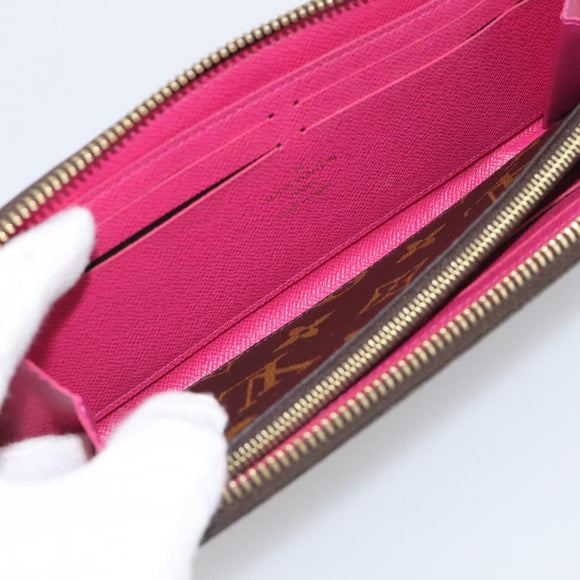 LOUIS VUITTON Monogram Portefeuille Clemence Long Wallet M60742 LV Auth 213565V