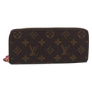 LOUIS VUITTON Monogram Portefeuille Clemence Long Wallet M60742 LV Auth 213565V-2