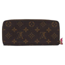 LOUIS VUITTON Monogram Portefeuille Clemence Long Wallet M60742 LV Auth 213565V-3