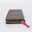 LOUIS VUITTON Monogram Portefeuille Clemence Long Wallet M60742 LV Auth 213565V-4