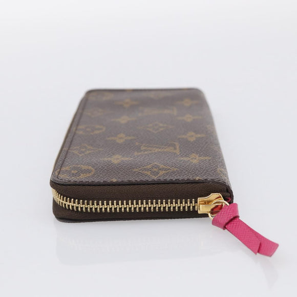 LOUIS VUITTON Monogram Portefeuille Clemence Long Wallet M60742 LV Auth 213565V
